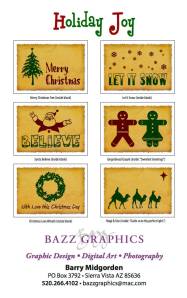 Bazza Christmas Cards
