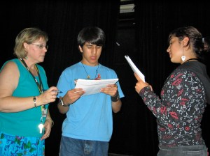 At rehearsal for The Tavern